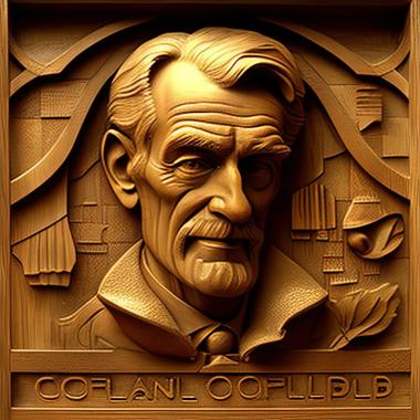 3D model Colin Campbell Cooper American artist (STL)